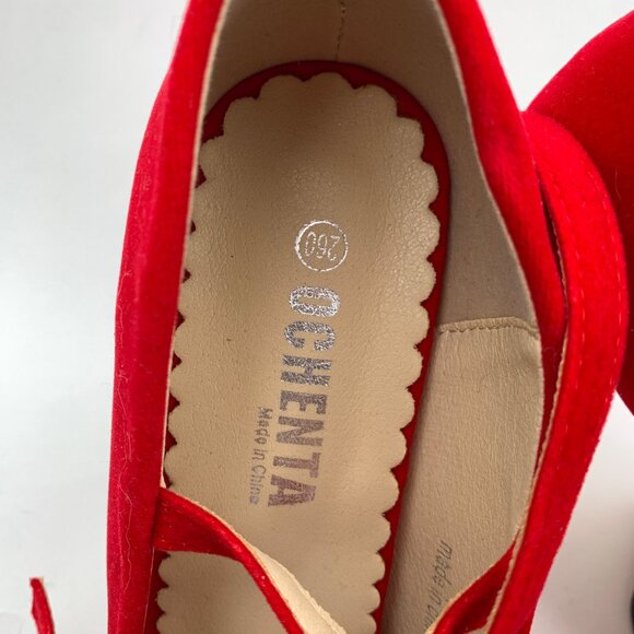 Ankle Strap Platform Pump Heels Size 9.5 - Picture 3 of 5